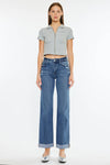 Kancan High Rise True Straight- Dark Wash