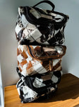 BOHO Luxe Cowhide Toiletry Bag