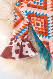 Aztec & Cow Onesie