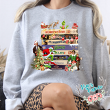 Christmas VHS Front Only-Crewneck