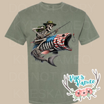 Skeleton Fishing- Tee