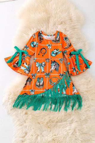 Western Printed Dress