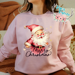 Merry Christmas- Santa- Crewneck