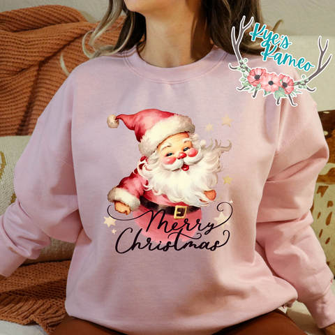 Merry Christmas- Santa- Crewneck