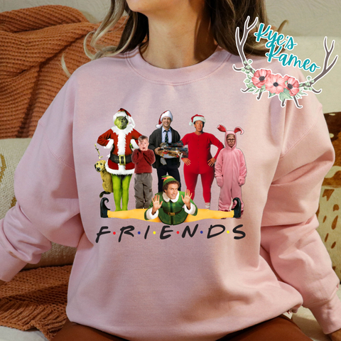 Christmas Friends- Crewneck