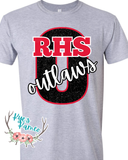Outlaws- Faux Sequin- Tee- PREORDER