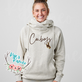 Cowboys- Funnel Neck Hoodie- PREORDER CLOSES FRIDAY 11/28 @ MIDNIGHT!