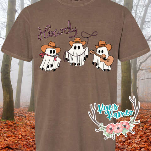 Howdy- Cowboy Ghosts Tee- PREORDER