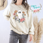 Floral Ghost Crewneck- PREORDER