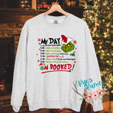 I'm Booked Crewneck- Front Only