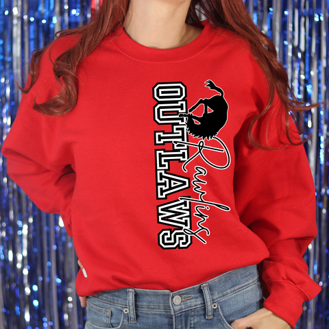 Rawlins Outlaws- Red Crewneck- PREORDER