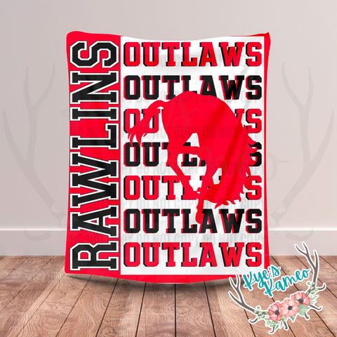 Outlaws (Outlined) Blanket