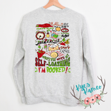 My Day FAUX Glitter Front and Back Crewneck