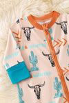 Wild & Wanted Zip Up Onesie