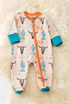 Wild & Wanted Zip Up Onesie