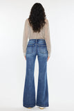 KanCan High Rise Wide Leg Flare- Dark