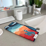 Wyoming Cowboy | Reversible Towel: Hand Towel