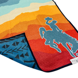 Wyoming Cowboy | Reversible Towel: Hand Towel