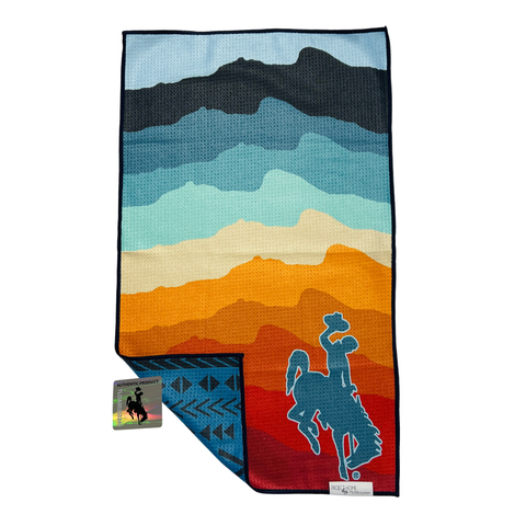 Wyoming Cowboy | Reversible Towel: Hand Towel