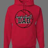 Outlaws Basketball Dad- Front and Back Hoodie