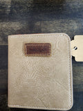 Wrangler Solid Color Small BI-Fold Wallet RFID Card Holder - Khaki