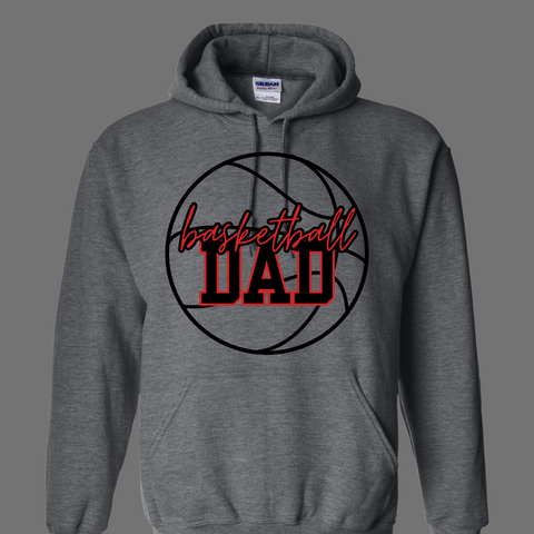 Outlaws Basketball Dad- Front and Back Hoodie