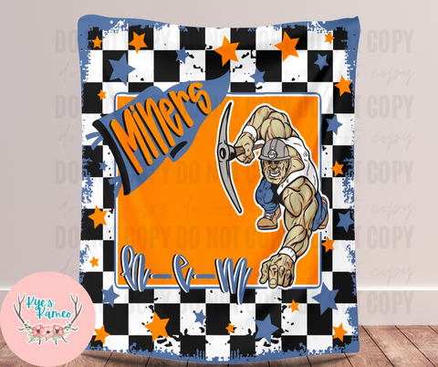 H-E-M Miners- State Checker Blanket- PREORDER CLOSES NOV. 17TH