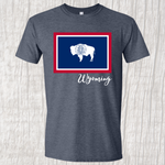 Wyoming Flag- Short Sleeve